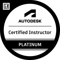 Autodesk Certified Instructor (Platinum) badge